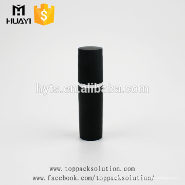 Vente chaude portable noir en aluminium noir parfum atomiseur brume vaporisateur
